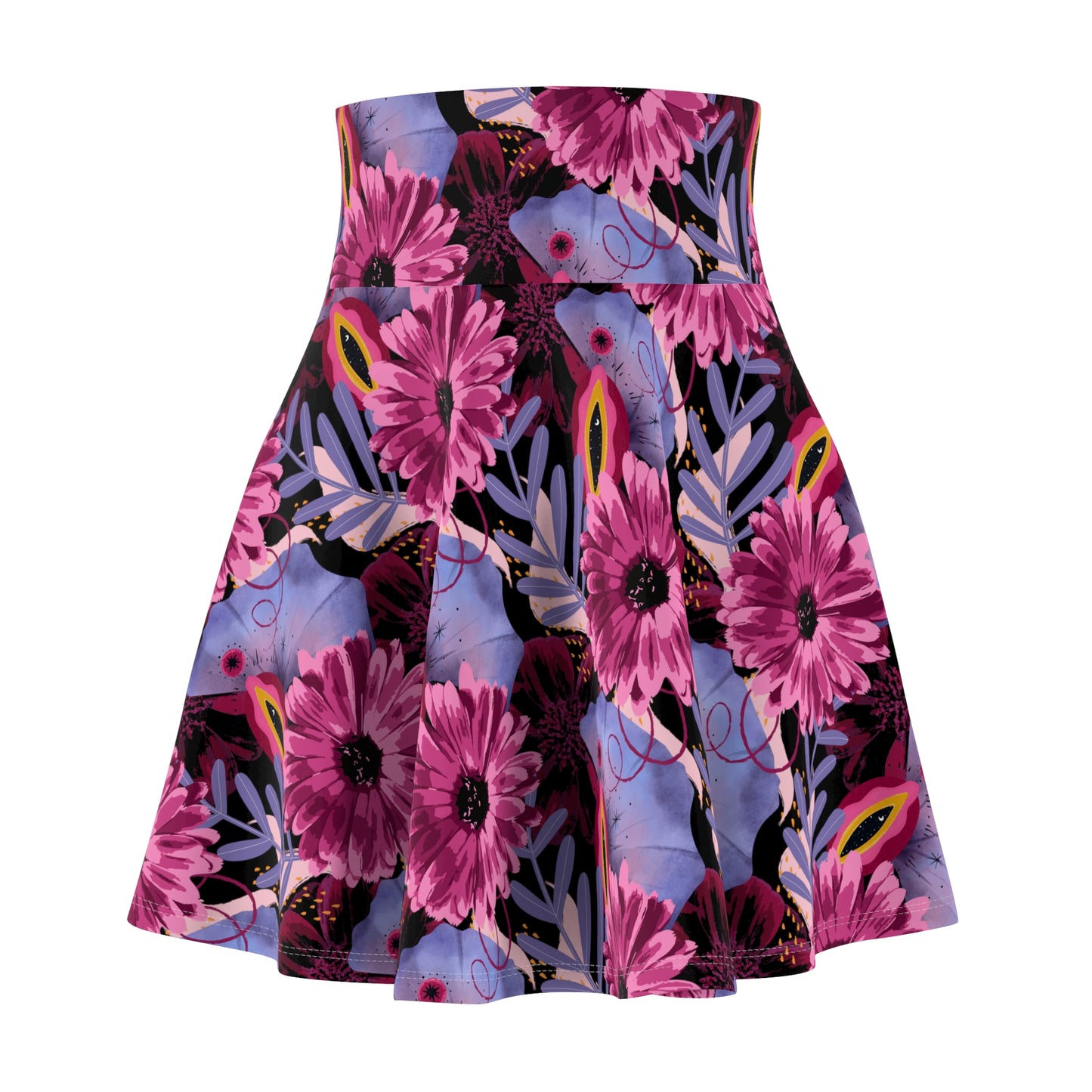 sapphic flowers - skater skirt