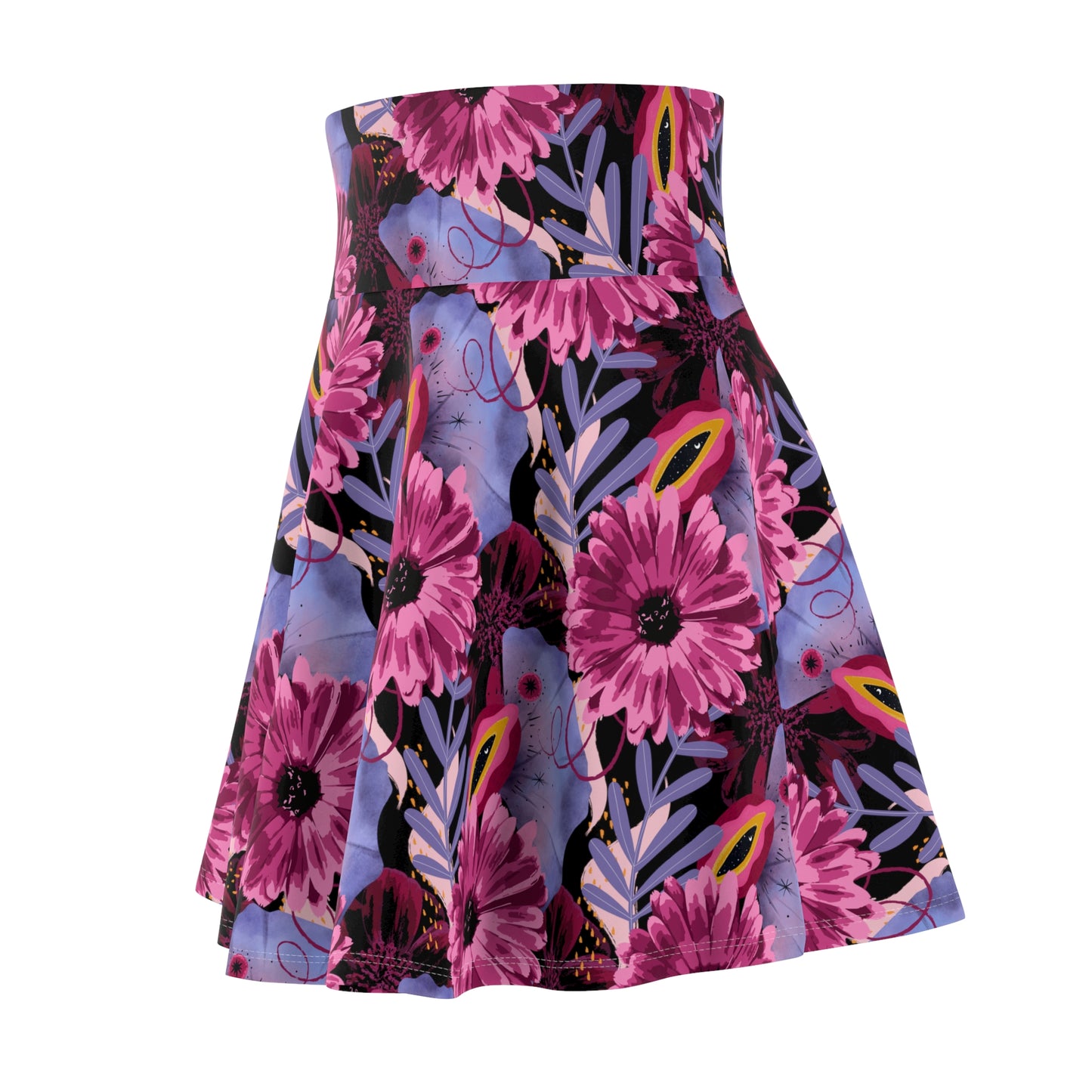 sapphic flowers - skater skirt