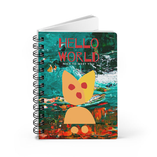 hello world - spiral bound journal