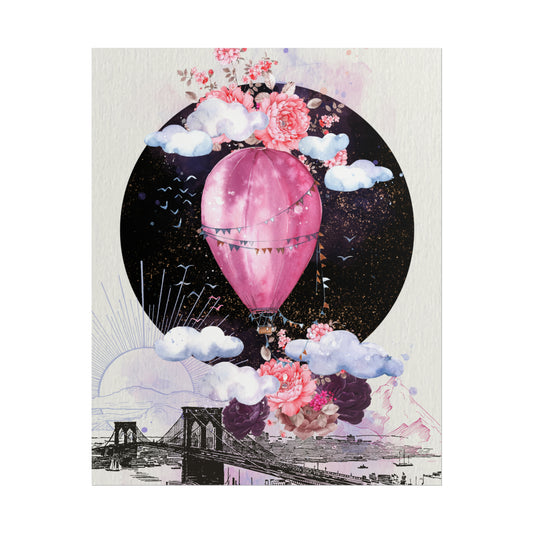 hunter's hot air balloon - art print