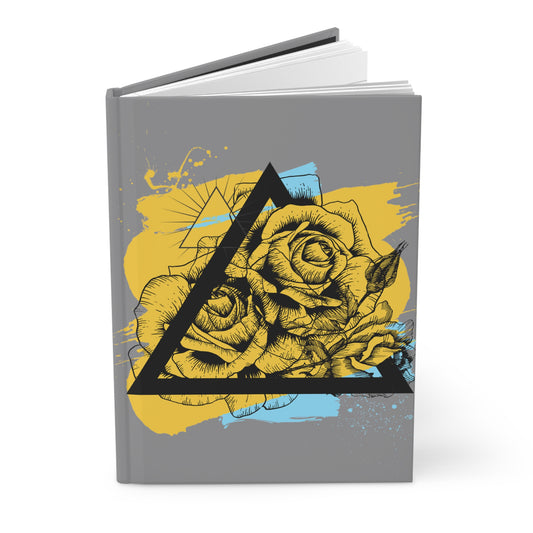 modern throwback rose - hardcover journal