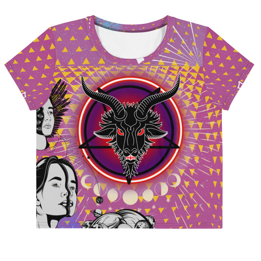 demon madness - premium crop top