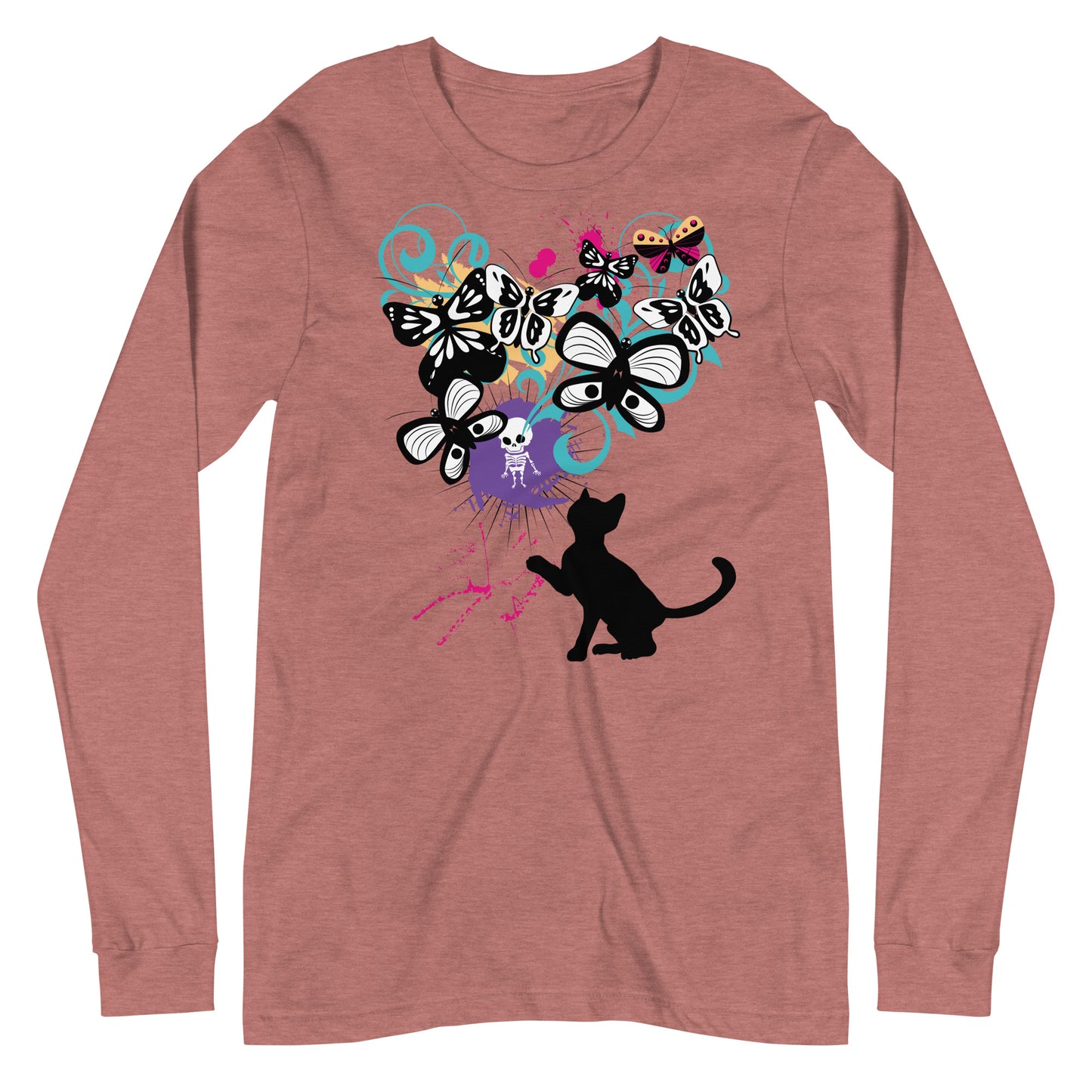 Psychedelic Kitty - Long Sleeve Tee