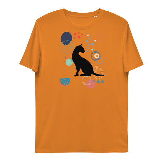 retro cat - organic cotton tee