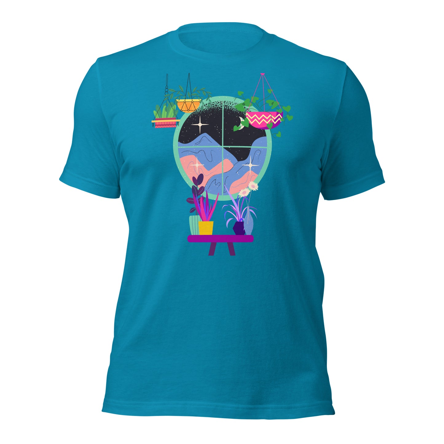 vivid mountain vista - premium tee