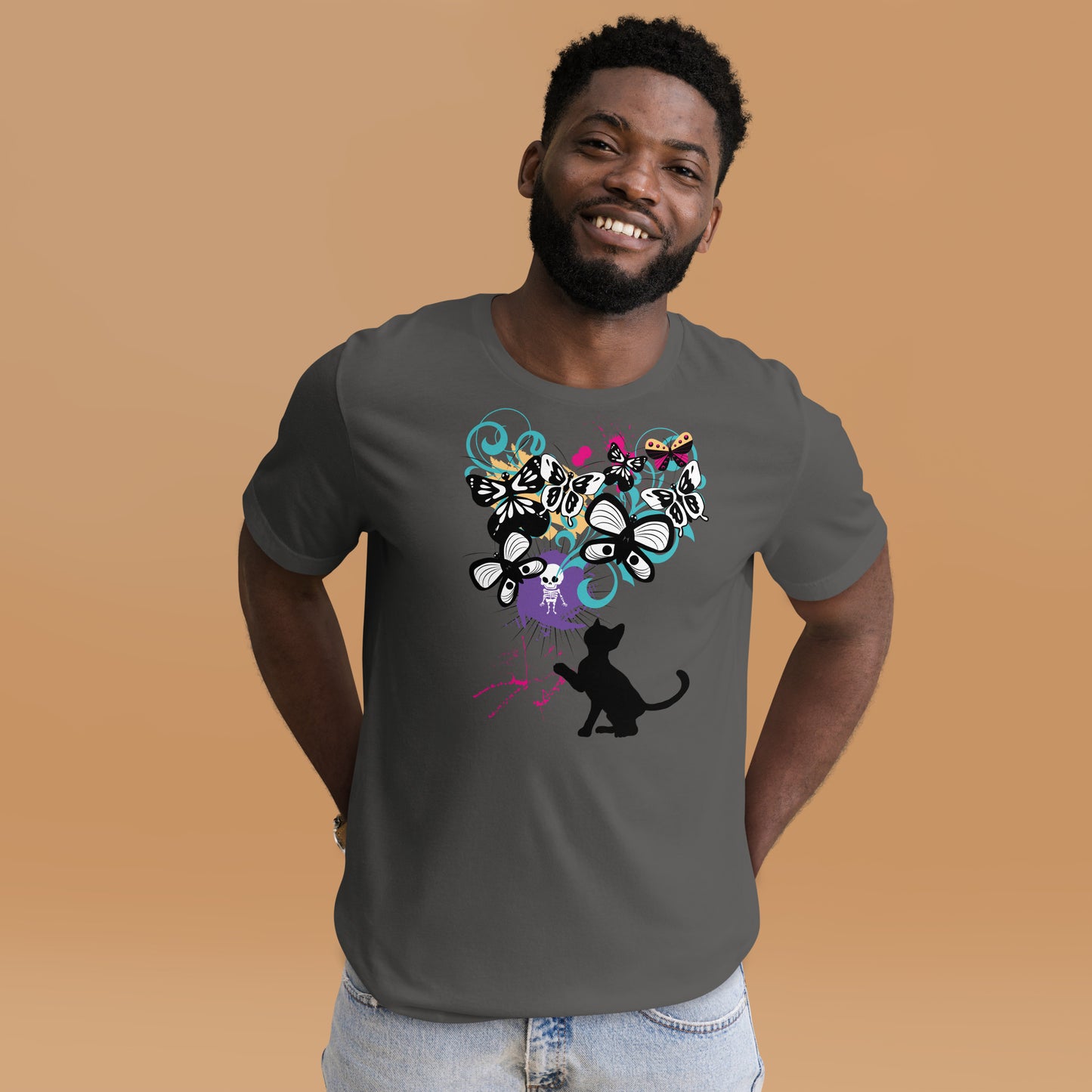 psychedelic kitty premium tee