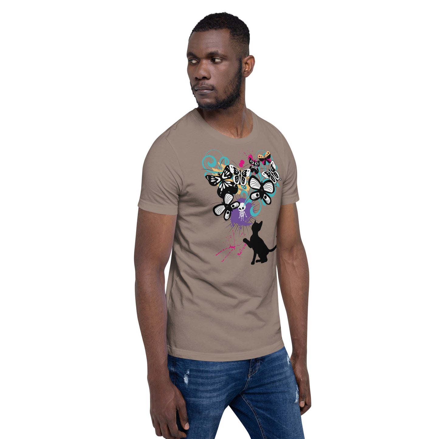 psychedelic kitty premium tee