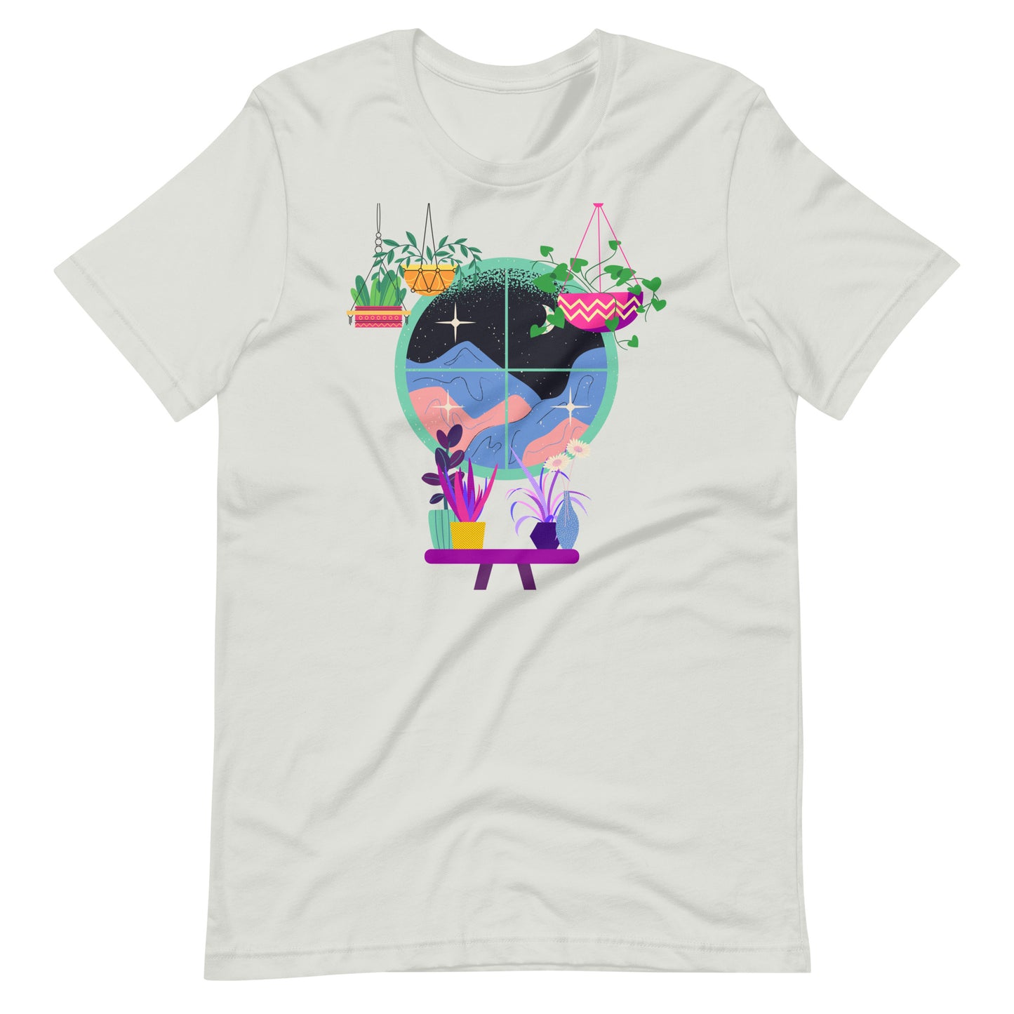 vivid mountain vista - premium tee