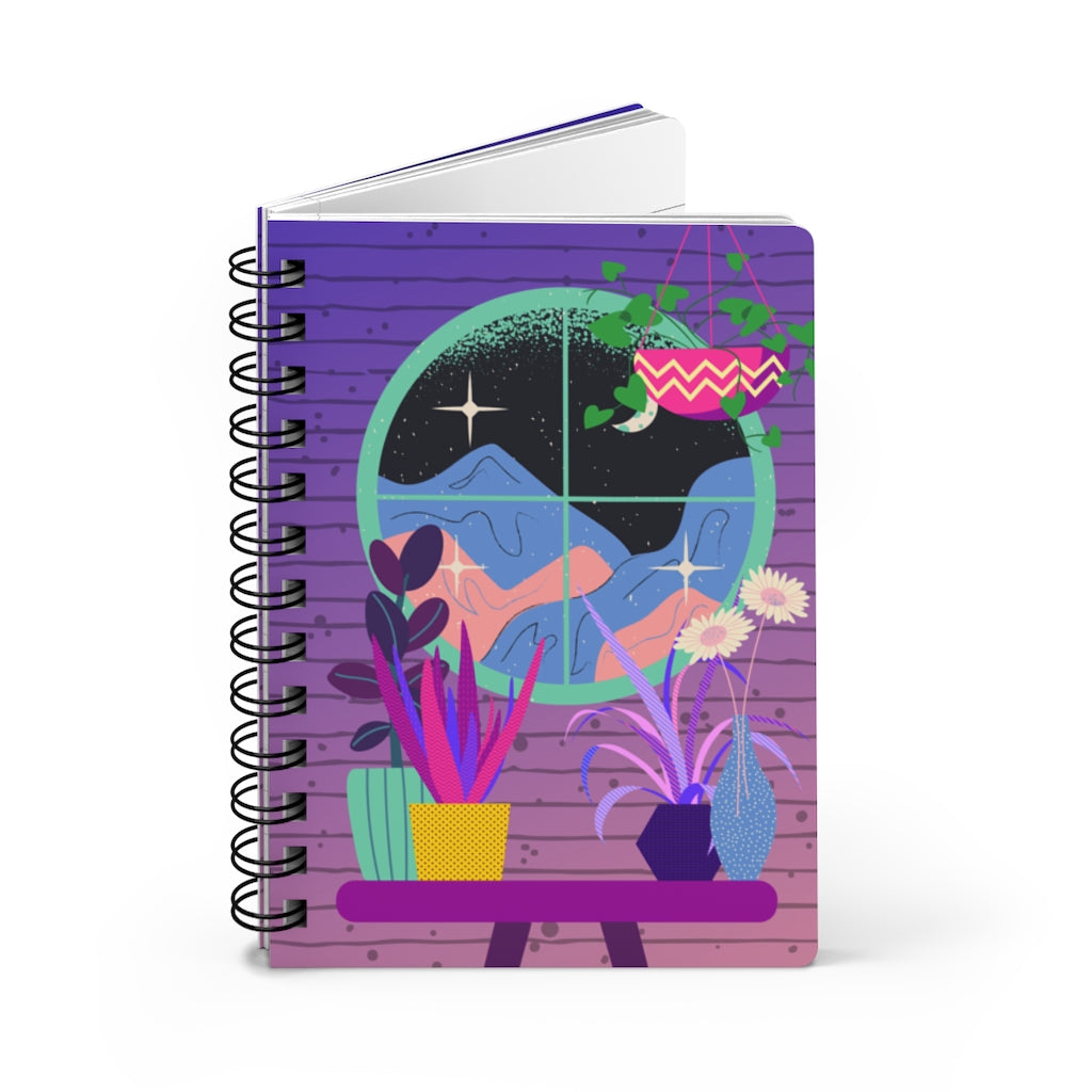 Vivid Mountain Vista Spiral Bound Journal