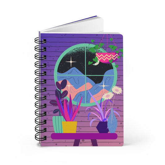 Vivid Mountain Vista Spiral Bound Journal