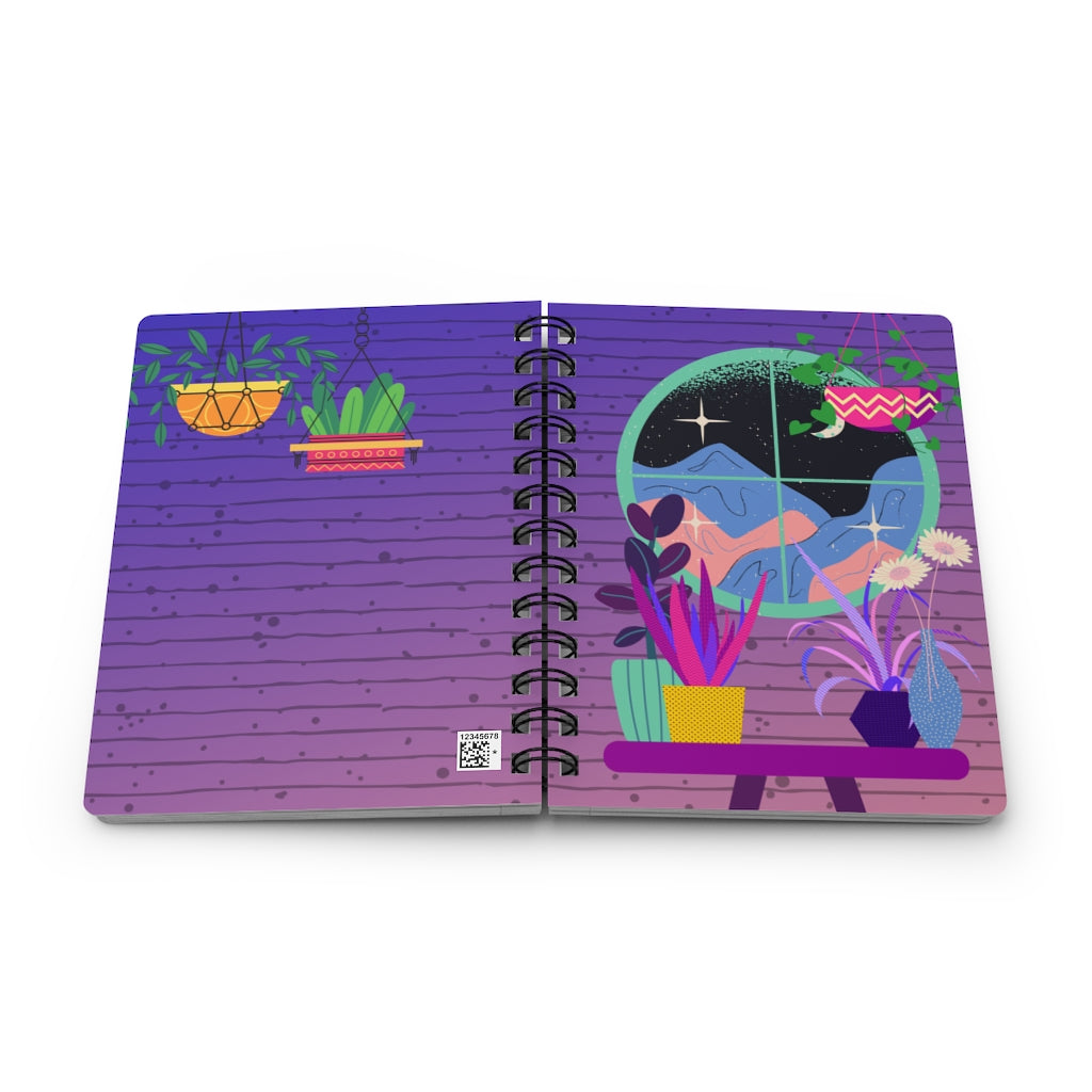 Vivid Mountain Vista Spiral Bound Journal