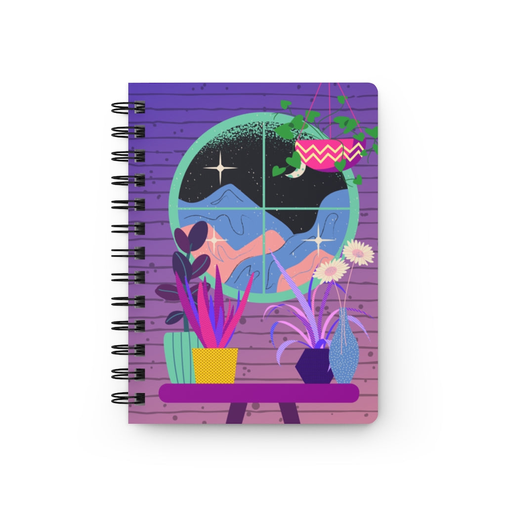 Vivid Mountain Vista Spiral Bound Journal